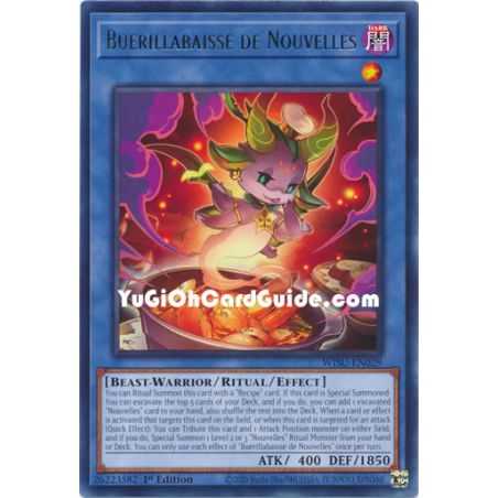 Buerillabaisse de Nouvelles (Rare) – Wild Survivors | Carta YUGIOH en México