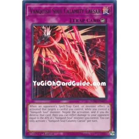 Vanquish Soul Calamity Caesar (Rare) – Wild Survivors | Carta YUGIOH en México