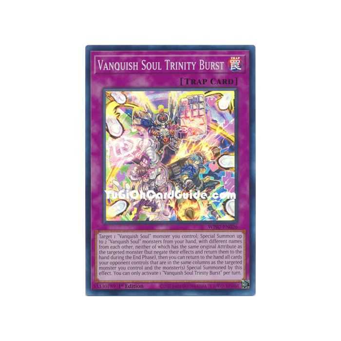 Vanquish Soul Trinity Burst (Super Rare) – Wild Survivors | Carta YUGIOH en México