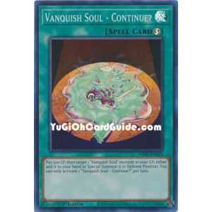 Vanquish Soul - Continue? (Super Rare) – Wild Survivors | Carta YUGIOH en México
