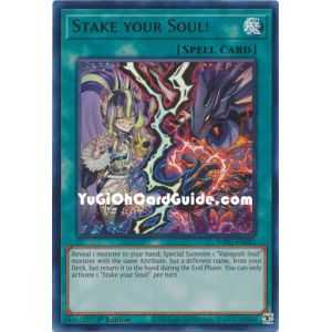 Stake your Soul! (Ultra Rare) – Wild Survivors | Carta YUGIOH en México
