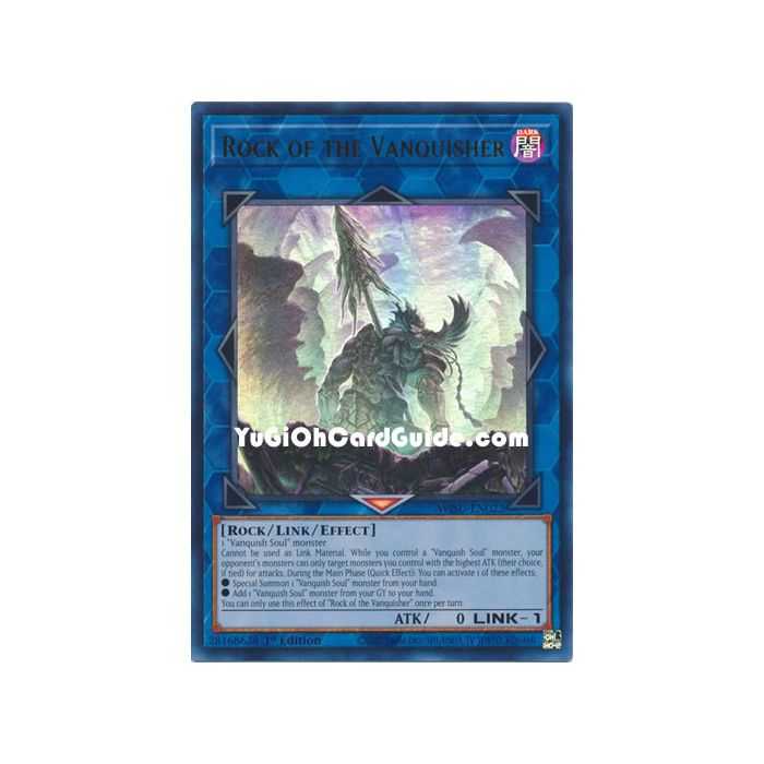Rock of the Vanquisher (Ultra Rare) – Wild Survivors | Carta YUGIOH en México