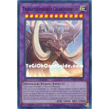 Transcendosaurus Gigantozowler (Super Rare) – Wild Survivors | Carta YUGIOH en México