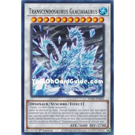 Transcendosaurus Glaciasaurus (Rare) – Wild Survivors | Carta YUGIOH en México