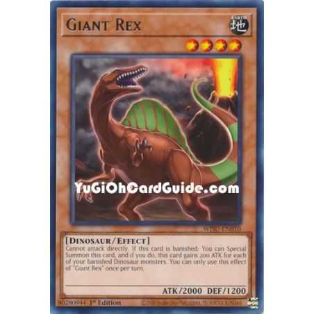 Giant Rex (Rare) – Wild Survivors | Carta YUGIOH en México