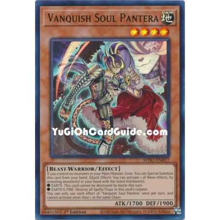 Vanquish Soul Pantera (Ultra Rare) – Wild Survivors | Carta YUGIOH en México
