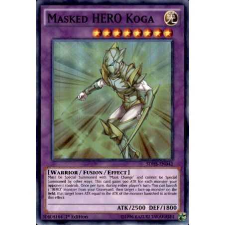 Masked HERO Koga (Super Rare)