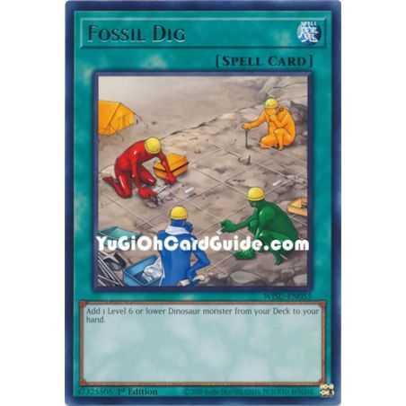 Fossil Dig (Collector Rare) – Wild Survivors | Carta YUGIOH en México