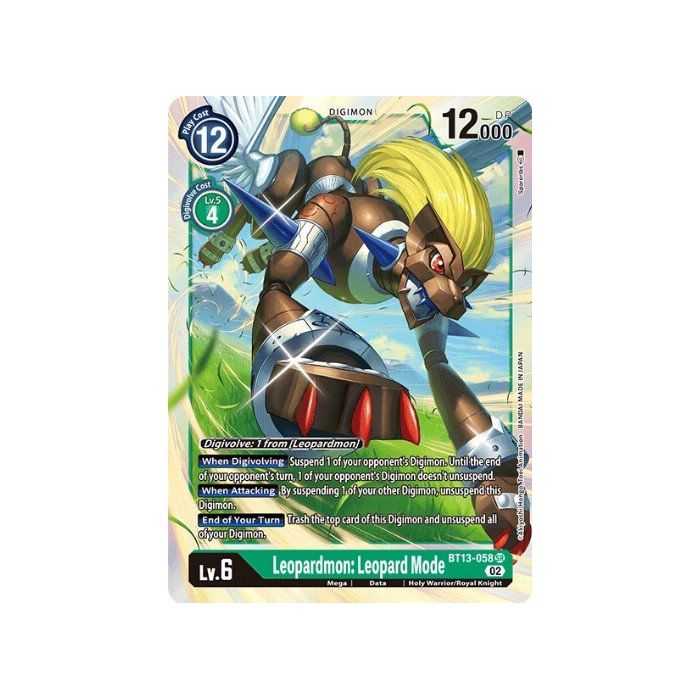 Leopardmon: Leopard Mode (Super Rare)