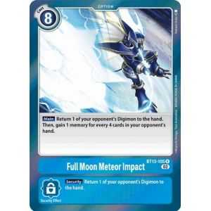 Full Moon Meteor Impact (Rare)