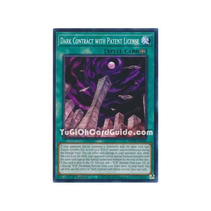 Dark Contract with Patent License (Common)