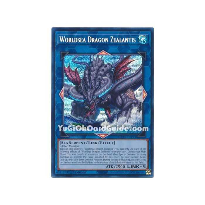 Worldsea Dragon Zealantis (Prismatic Secret Rare)