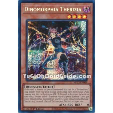 Dinomorphia Therizia (Prismatic Secret Rare) – 2023 25th Anniversary Tin | Carta YUGIOH en México