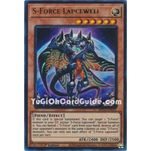 S-Force Lapcewell (Ultra Rare) – 2023 25th Anniversary Tin | Carta YUGIOH en México
