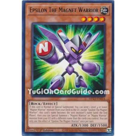 Epsilon The Magnet Warrior (Rare) – 2023 25th Anniversary Tin | Carta YUGIOH en México