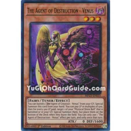 The Agent of Destruction - Venus (Ultra Rare) – 2023 25th Anniversary Tin | Carta YUGIOH en México