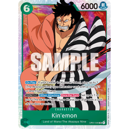 Kin'emon (Super Rare) – OP1 Romance Dawn | Carta ONE PIECE en México