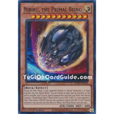 Nibiru, the Primal Being (Prismatic Collector Rare)