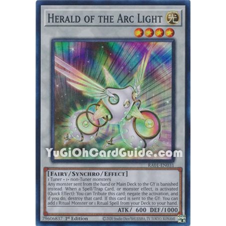 Herald of the Arc Light (Platinum Secret Rare)