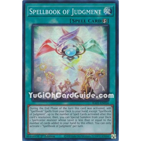 Spellbook of Judgment (Prismatic Ultimate Rare)