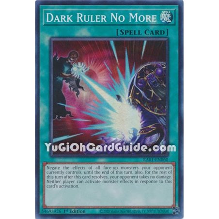 Dark Ruler No More (Prismatic Ultimate Rare)