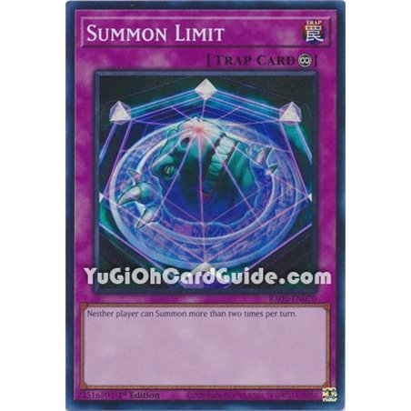 Summon Limit (Quarter Century Secret Rare)