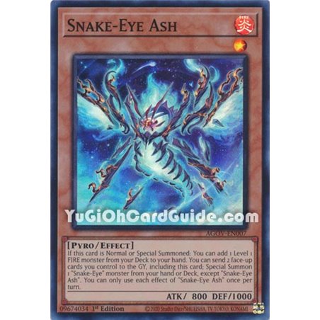 Snake-Eye Ash (Super Rare)