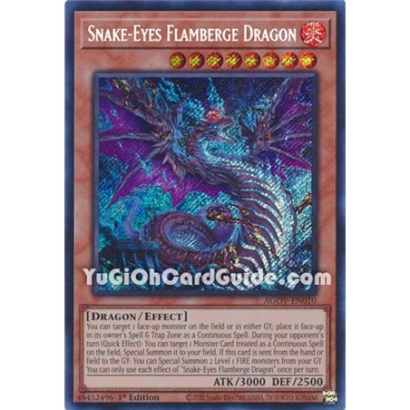 Snake-Eyes Flamberge Dragon (Secret Rare)