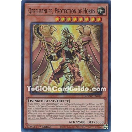 Qebehsenuef, Protection of Horus (Super Rare)