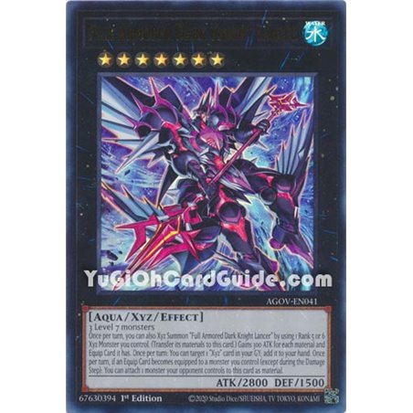 Full Armored Dark Knight Lancer (Ultra Rare)