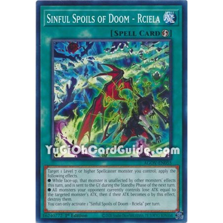 Sinful Spoils of Doom - Rciela (Common)