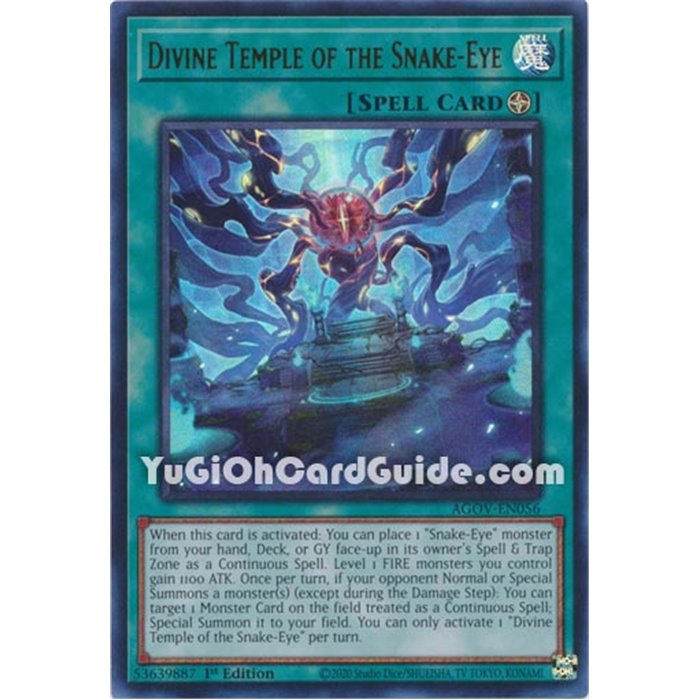 Divine Temple of the Snake-Eye (Quarter Century Secret Rare)