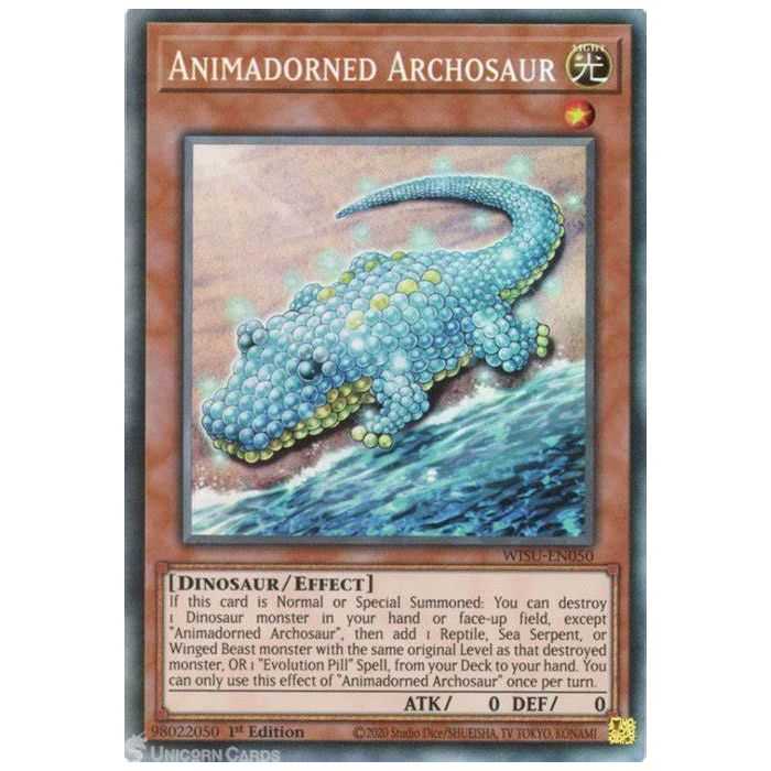 Animadorned Archosaur (Rare) – Wild Survivors | Carta YUGIOH en México