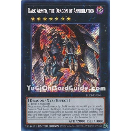 Dark Armed, the Dragon of Annihilation (Secret Rare)