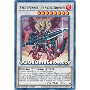 Ignister Prominence, the Blasting Dracoslayer (Rare)