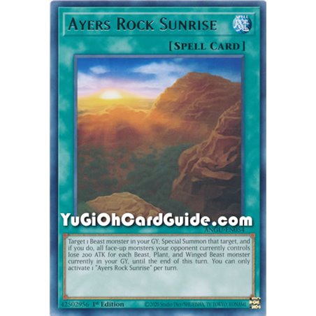 Ayers Rock Sunrise (Rare)