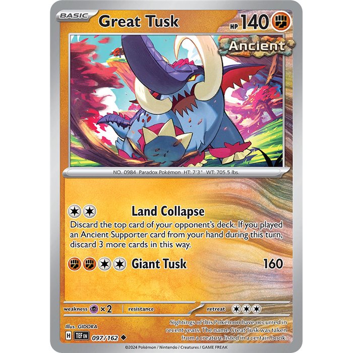 Great Tusk (Uncommon/Reverse Holofoil)