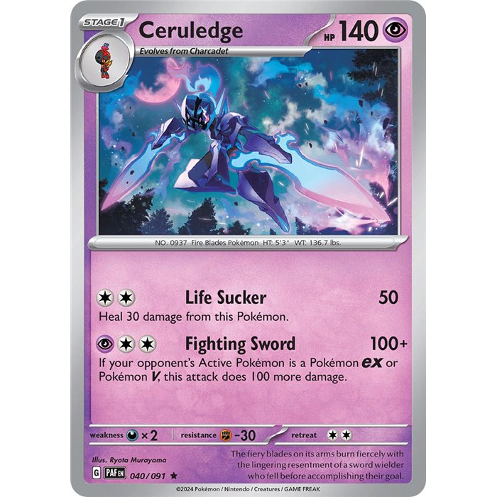 Ceruledge (Reverse/Holo)