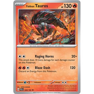 Tauros de Paldea (Reverse/Holo)