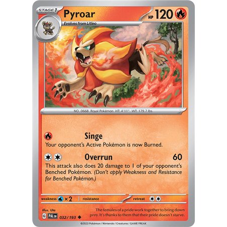 Pyroar (Reverse/Holo)