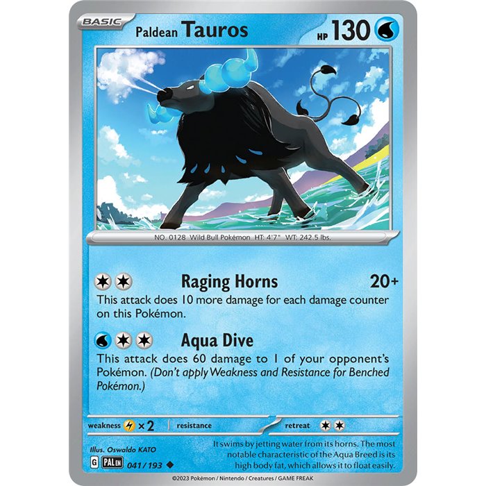 Tauros de Paldea (Reverse/Holo)
