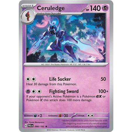 Ceruledge (Reverse/Holo)