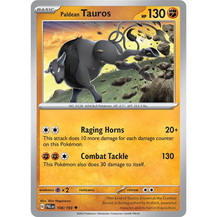Tauros de Paldea (Reverse/Holo)