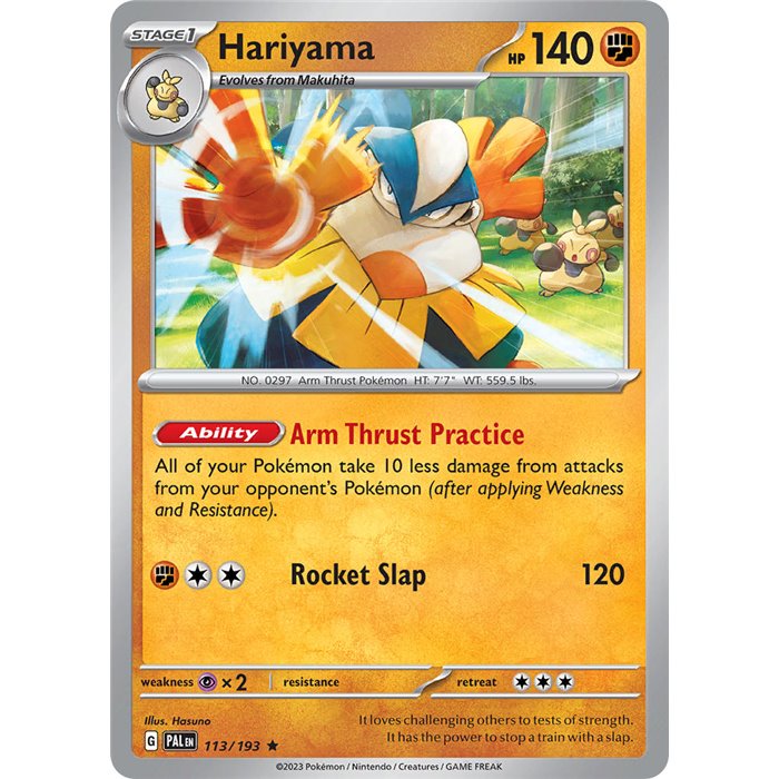 Hariyama (Reverse/Holo)
