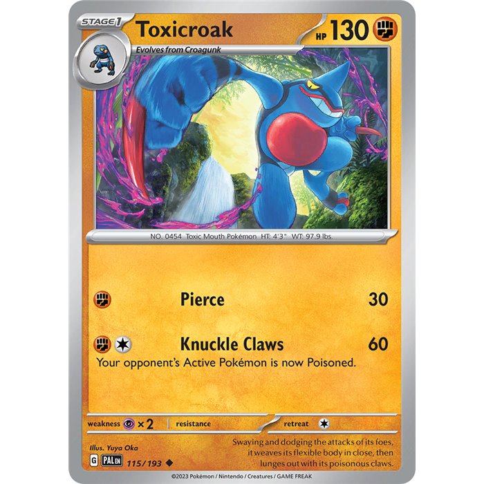 Toxicroak (Reverse/Holo)