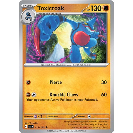 Toxicroak (Reverse/Holo)
