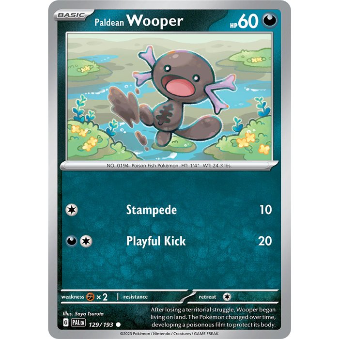 Wooper de Paldea (Reverse/Holo)