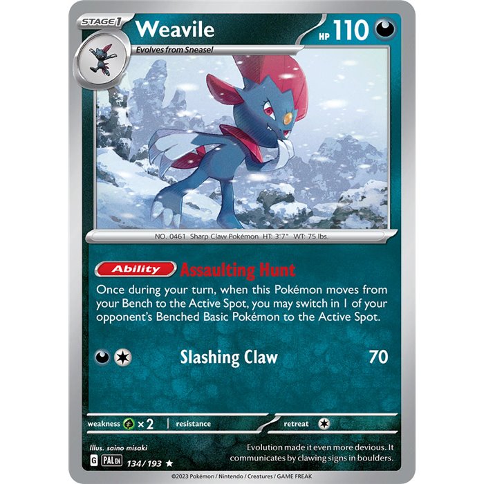 Weavile (Reverse/Holo)
