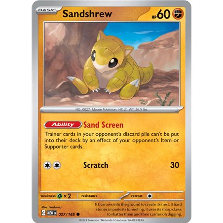 Sandshrew (Reverse/Holo)
