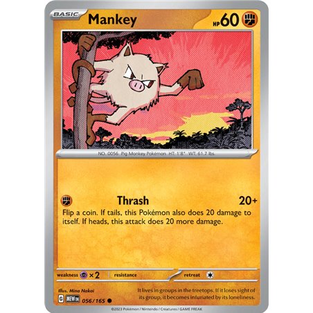 Mankey (Reverse/Holo)
